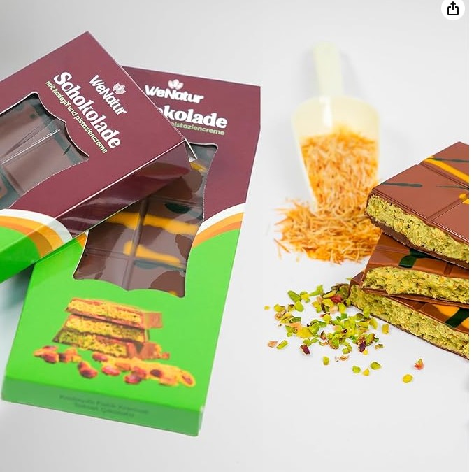 1880 bombones chocolate pistacho kataifi estilo Dubai